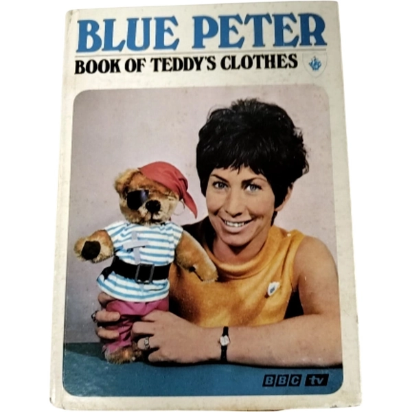 Blue Peter Book Of Teddys Clothes Valerie Singleton Hardcover BBC TV Memorabilia