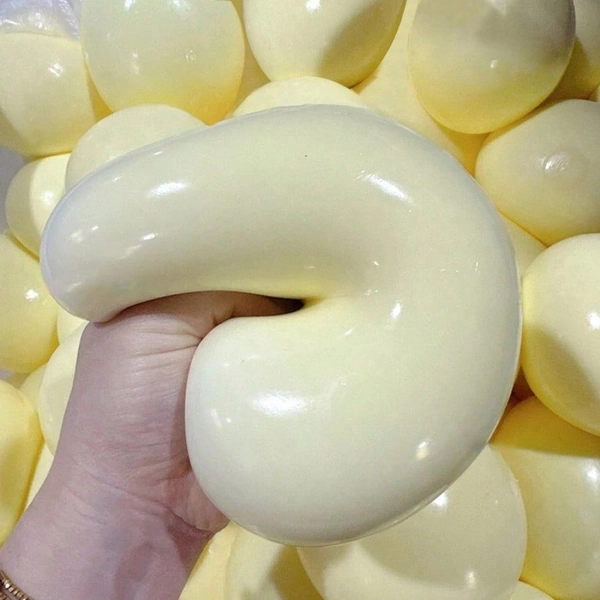 1pc Large Slow Rebound Squeeze Toy, Soft Fingertip Toy, PVC Sensory Toy, Stress Relief Plush Ball, OPP Packaging Gift, Stress Ball, Finger Toy, Adult Moisturizing Novelty Stress Relief Toy, Birthday Gift, Party Decor, Gift Box Filler