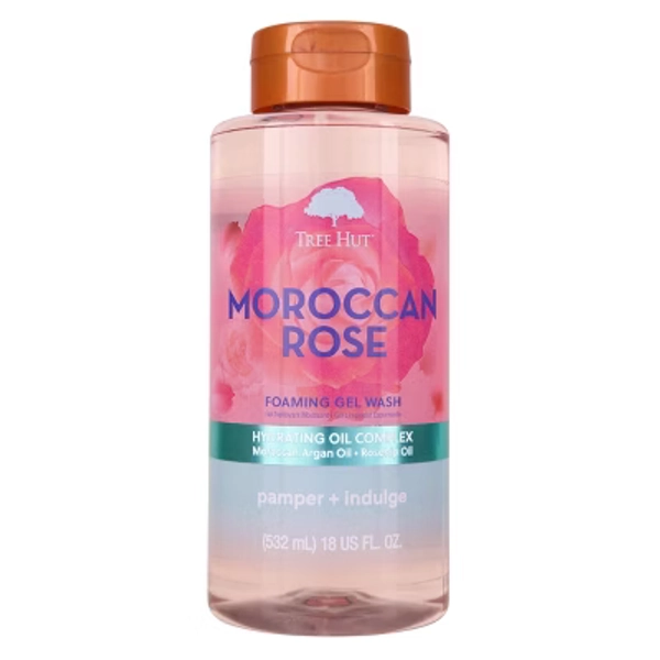 Tree Hut Moroccan Rose Foaming Gel Body Wash - 18 fl oz