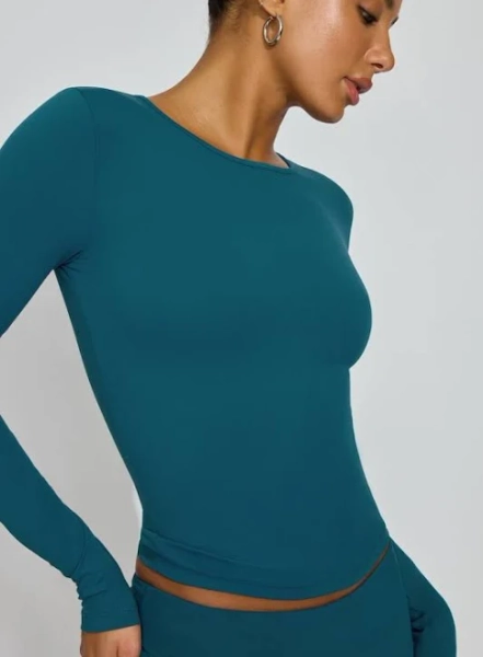 Garage Women's Sleek Crewneck Long Sleeve Top