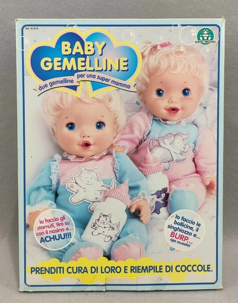 Baby Twin Sneezes Bubbles Hiccups Precious Toys Dolls New 80s