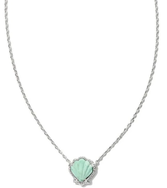 Kendra Scott Brynne Shell Gold Short Pendant Necklace