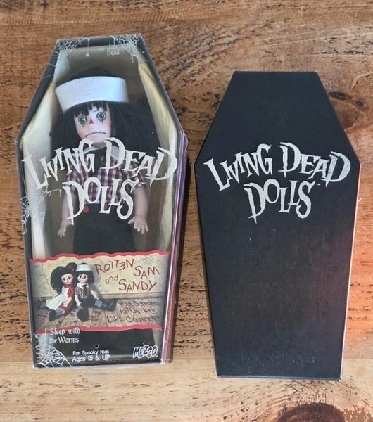 brand new Living Dead Dolls  Rotten Sam and Sandy "SAM" Mezco boxed rare