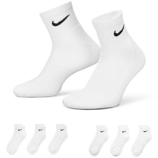 Men's Nike Everyday Cushioned Training Ankle Socks