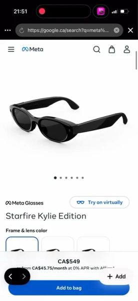Shop AI Glasses: Meta, Ray-Ban & Oakley Sunglasses
