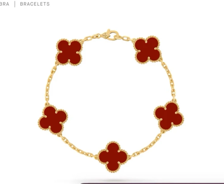 Vintage Alhambra bracelet, 5 motifs