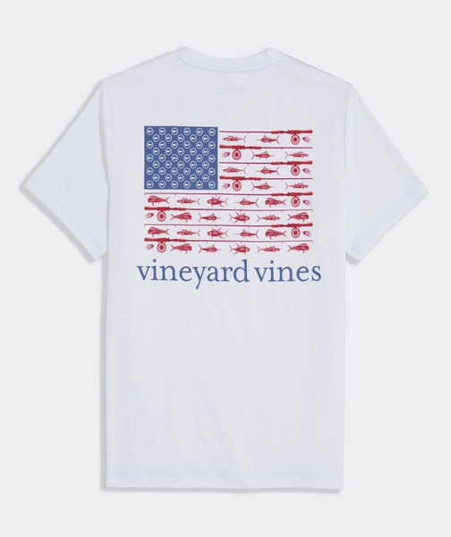 Performance USA Reel Flag Short-Sleeve Harbor Tee