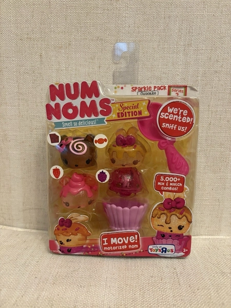 Num Noms Series 2 Special Edition Sparkle Pack Cupcake Toys R Us Exclusive Rare