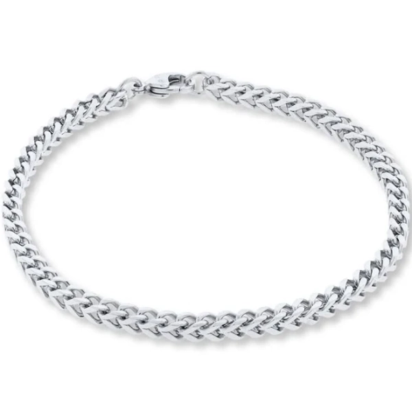 Stainless Steel Foxtail Bracelet