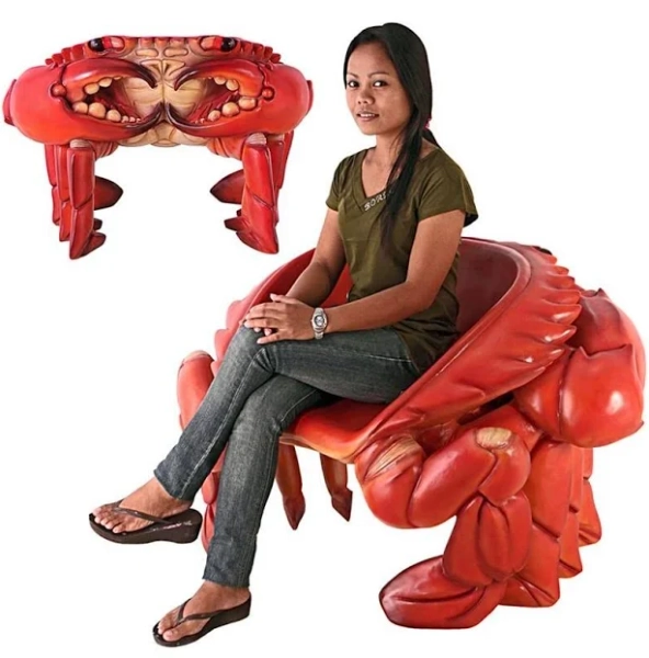 Design Toscano Spice Islands King Crab Chair