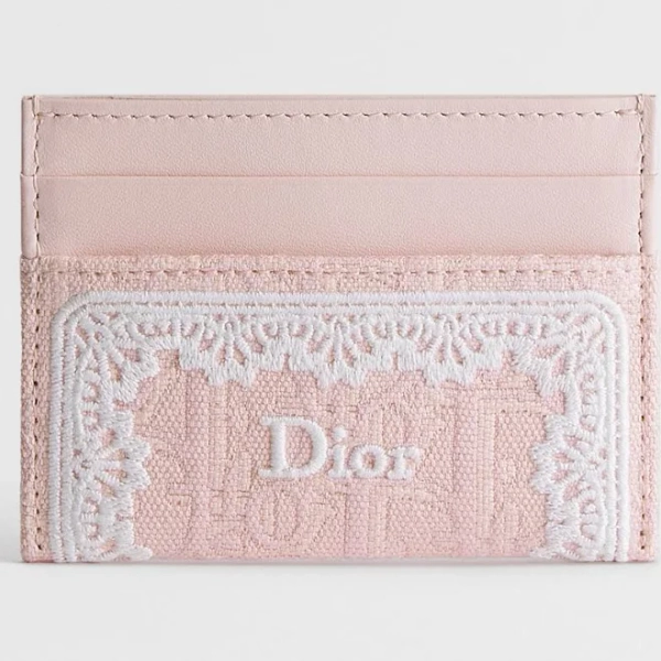Dior Women's Dior Oblique Jacquard Freesia Card Holder