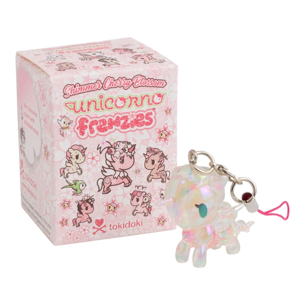 tokidoki Cherry Blossom Frenzies Unicorno Collectible Bag Charm Blind Box