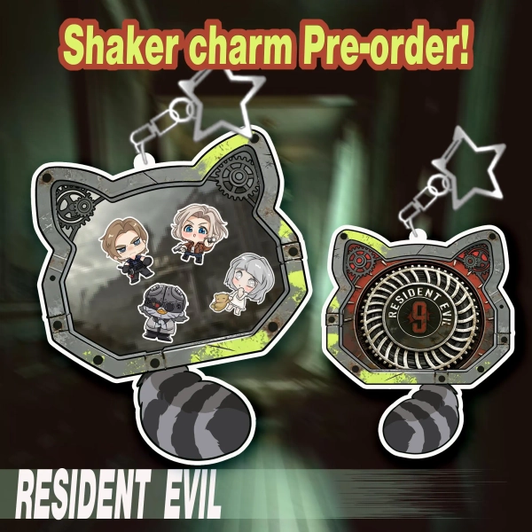 RE9 Inspired Shaker Charm | Acrylic Keychain | Pre-Order