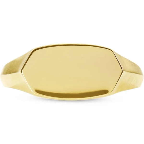 Kendra Scott Elisa Signet Ring In Sterling Silver
