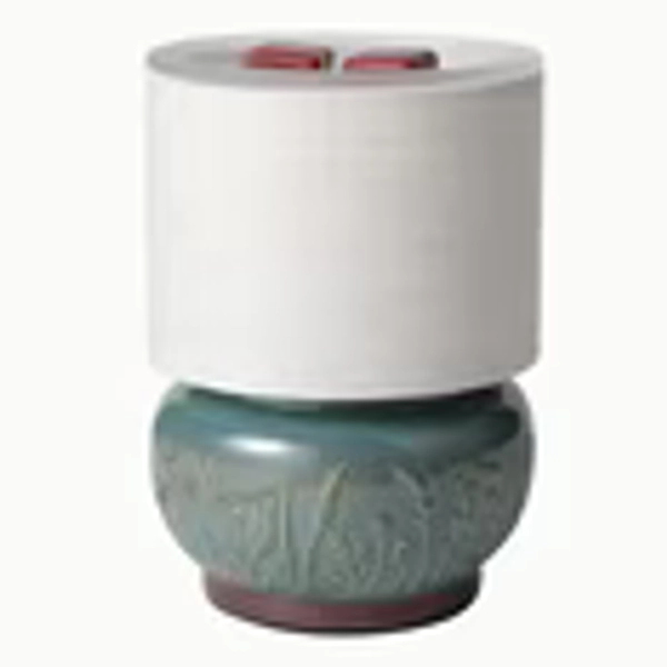 Better Homes & Gardens Full Size Green Lamp Ceramic Fragrance Wax Melt Warmer