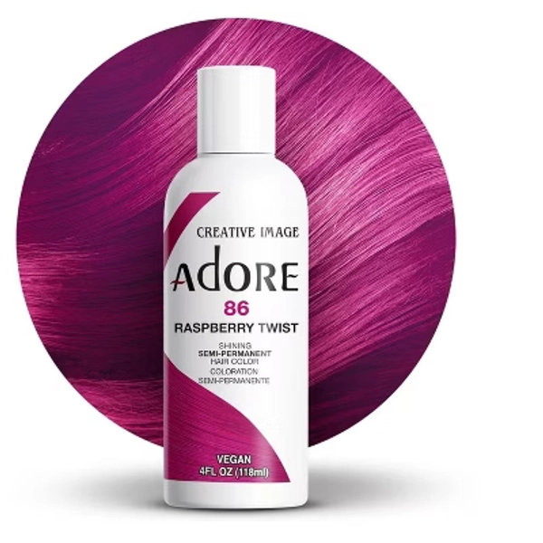 Creative Image Adore Semi-Permanent Hair Color - 86 RASPBERRY TWIST - Haircolor Dye