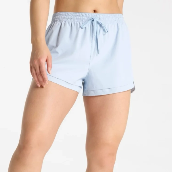 CALIA Women's Drawstring Step Up Short, XL, Feline Print Neutral