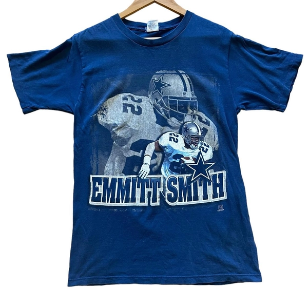 Vintage Emmitt Smith Cowboys Starter Single Stitch...