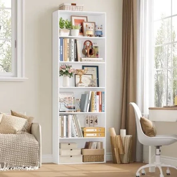Homfa 6 Tier Freestanding Bookcase