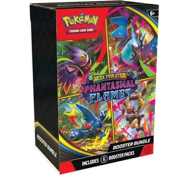 Pokemon Mega Evolution Phantasmal Flames Booster