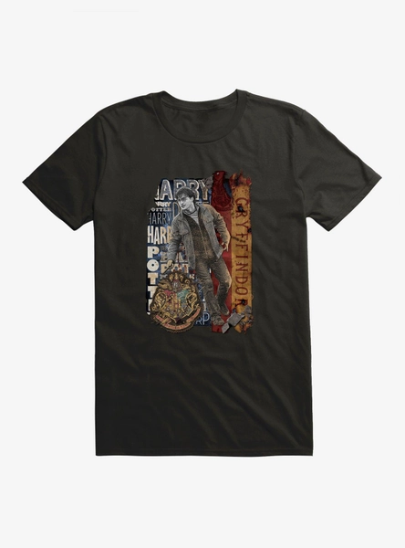 Harry Potter Gryffindor Potter Collage T-Shirt