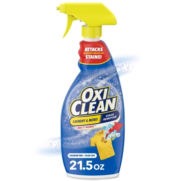 OxiClean Laundry Stain Remover Spray - 21.5oz: Paraben-Free, Phthalate-Free, High Efficiency, Unscented