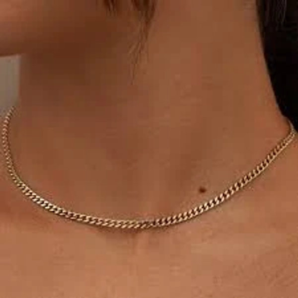 Micro Cuban- 3mm, Size 20", 18K Chain - The GLD Shop