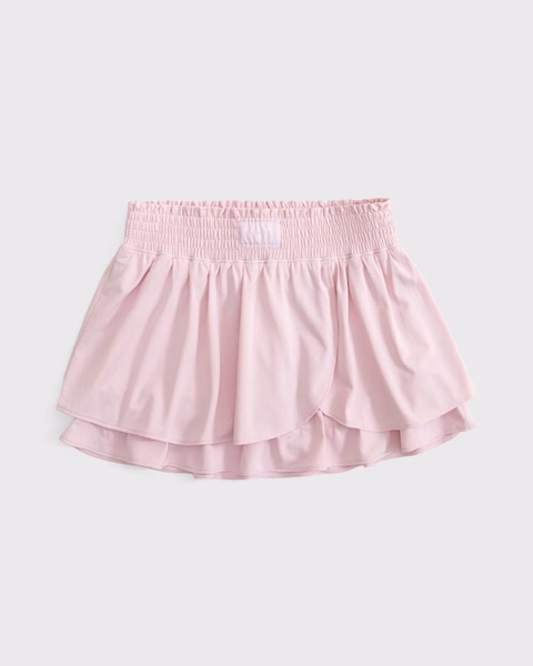 ypb tiered ruffle active skirt