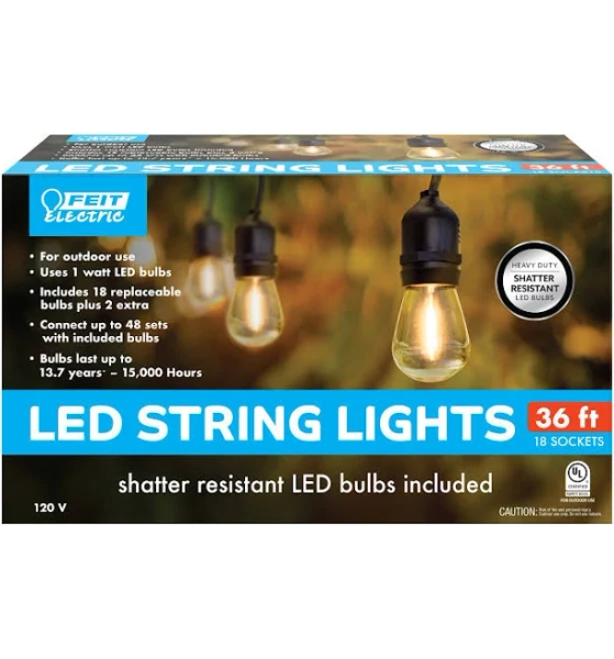 Feit Electric 36' LED String Lights