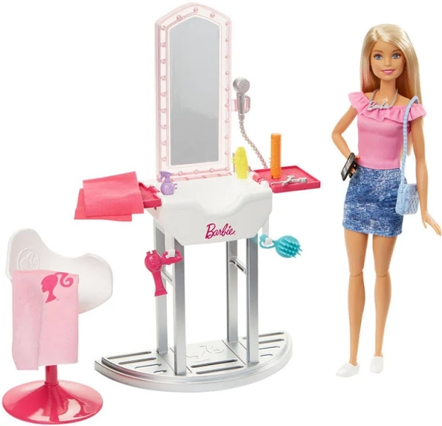 Barbie Salon & Doll