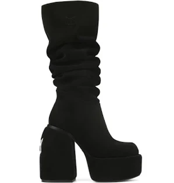 Naked Wolfe Space Black Kid Suede Women Boots