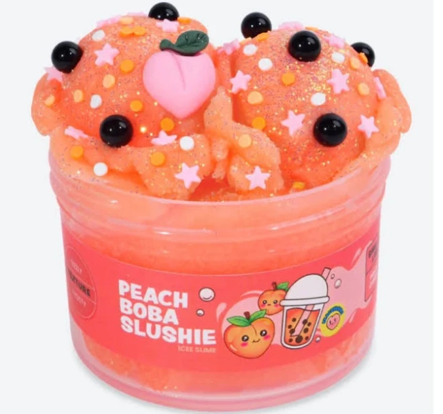 Peach Boba Slushie Peachybbies Icee Slime