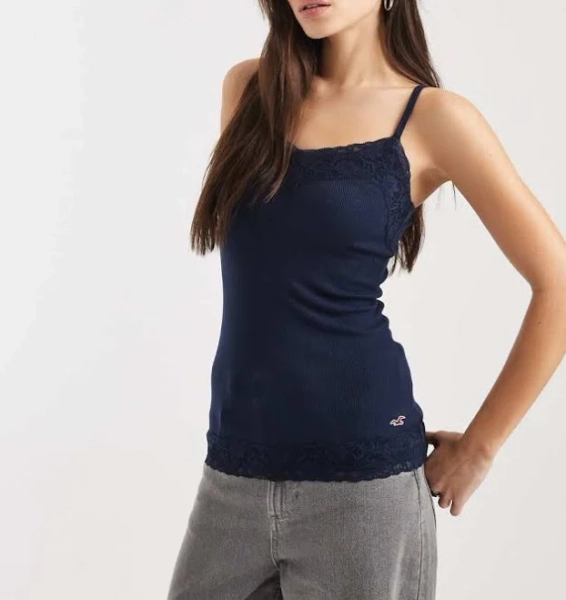 Lace Trim Layering Cami