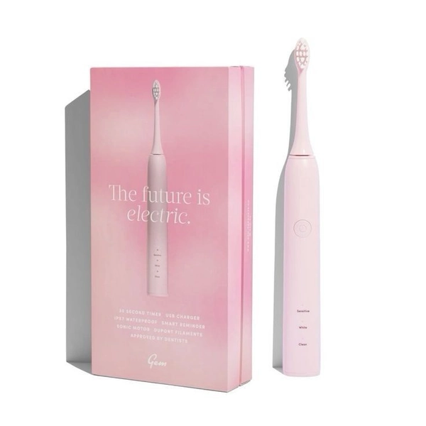 Pink electric toothbrush gift