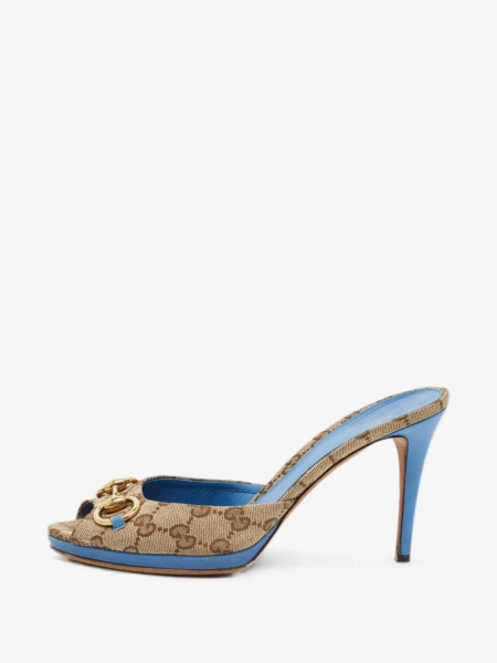 Gucci Pre-Owned New Hollywood Horsebit heeled sandals | 40