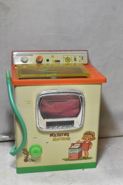 Vintage SØLPA Toy Washing Machine 1970s Greek Retro Childrens Toy