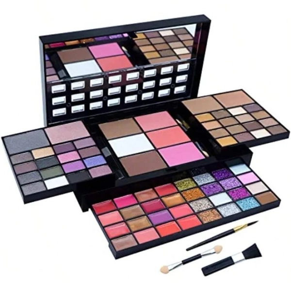 All In One Makeup Kit For Women Full Kit 74 Colors Profional Makeup Gift Set Include 36 Eyeshadow 16 Lip Gloss 12 Glitter Cream 4 Concealer 3 Blusher