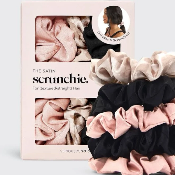 Kitsch Satin Sleep Scrunchies (5pcs)