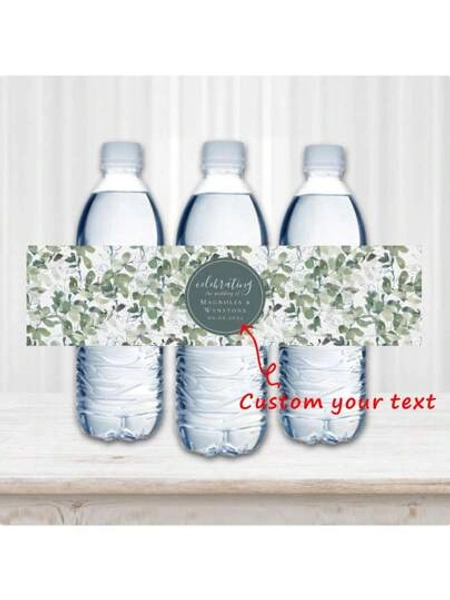 30 Custom Water Bottle Label Stickers, Self-Adhesive Candy Wrappers, Bridal Shower Decorations, Personalized Text, Vacation Vibes, Wedding Essentials, Cozy Atmosphere, Home Decor, Custom Wedding Crafts.,Party Top, Bachelorette Party, Bachelorette Party Decor