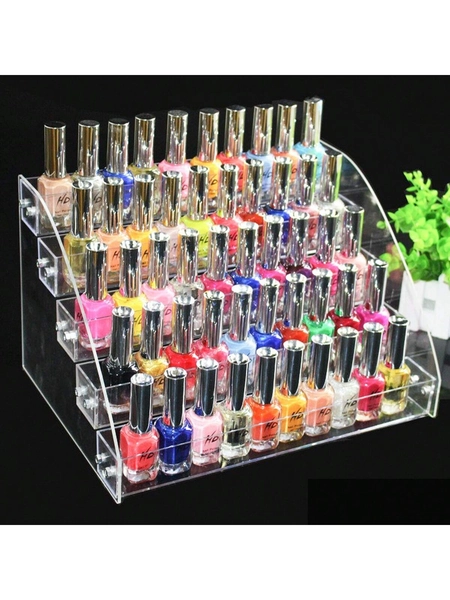 1pc Transparent Acrylic Multi-Layer Trapezoidal Display Desktop Display Shelf, Which Can Display Nail Polish, Cosmetics, Lipstick, Perfume, Jewelry, Used In Nail Salons, Home,Room,Home,Bedroom,Bathroom,House,Pink Room,Living Room Decor,Travel Stuff,Gift Bag,Gifts For Mom,Dad,Men,Friends,Teacher,Birthday,Wedding,Desk,Shelves,Accessories,Gift Boxes,Funny Gift,Storage Bag,Room Decor, Bags,Makeup Bag,Vanity,Travel,Make Up Bag,Travel Essentials,Organizer,Storage,Travel Essential,Makeup Organizer,Makeup Bags,Make Up Organizer,Organiser,Toiletry Bag,Desk Organiser,Cosmetic Bag,Makeup Pouch,Make Up Organize,Vanity Accessories,Make Up Pouch,Make Up Bags,Jewellery Box,Pouch,Makeup Brush Holder,Brush Holder,Perfume Organiser,Pouch Bag,Gifts For Women,Christmas Gifts,Gift Ideas For Women,Room Decor