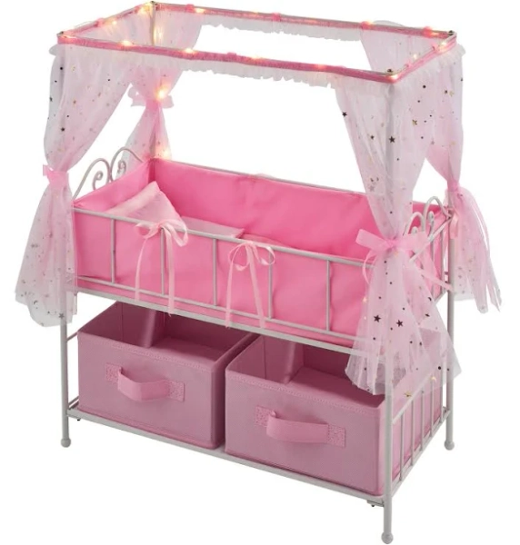 Badger Basket Starlights Metal Doll Crib