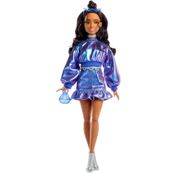 Barbie Deluxe Style Metallic Blue Outfit