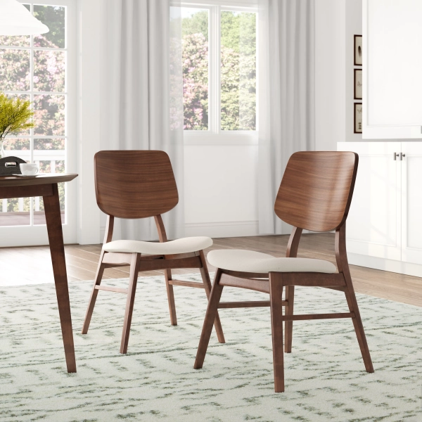 George Oliver Lyan Solid Wood Dining Chair & Reviews | Wayfair