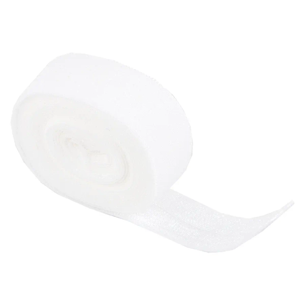 White 0.75" x 2 yards Fold Over Elastic | ByAnnie #SUP211-2-WHITE