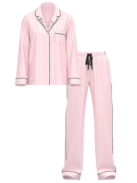 Flannel Long Pajama Set