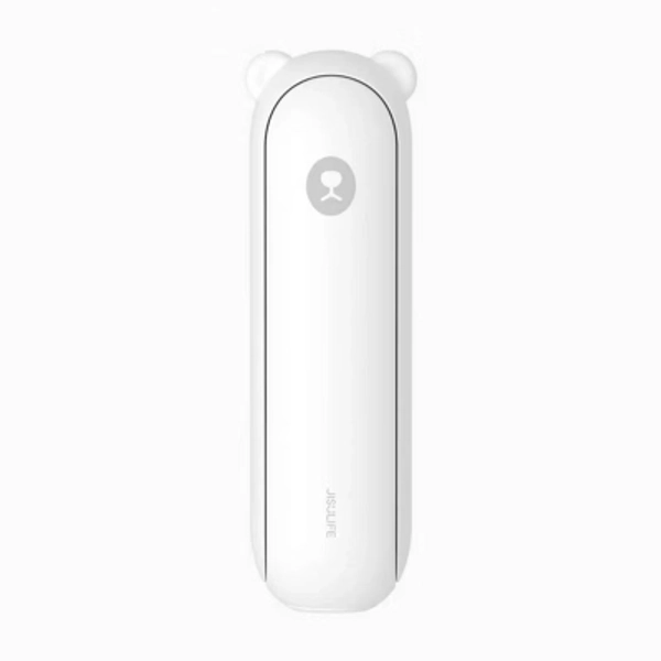 JISULIFE Life8P 3 in 1 Handheld Foldable Mini Fan and 4500mAh Power Bank USB Chargeable 3 Speed Settings Personal Portable Fan White