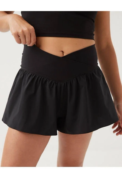 Aerie Real Me Crossover Flowy Shorts