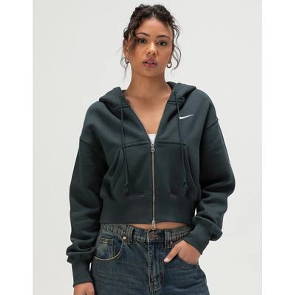 NIKE Sportswear Phoenix Cropped Womens Zip-Up Hoodie