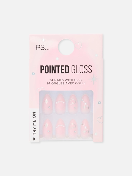 PS... Pointed Gloss False Nails