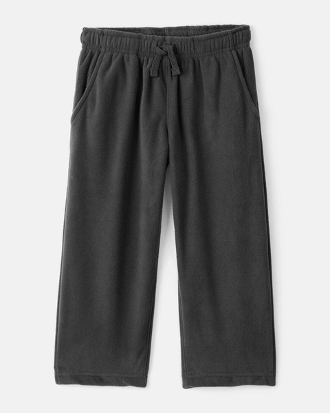 Toddler Boy Fleece Pants - Black